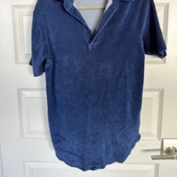 Goodlife Towel Terry Polo Navy - Picture 2 of 2